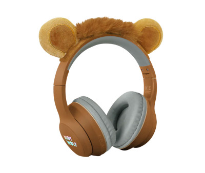 Auriculares KidyEars Infantiles con Orejas de Animal León