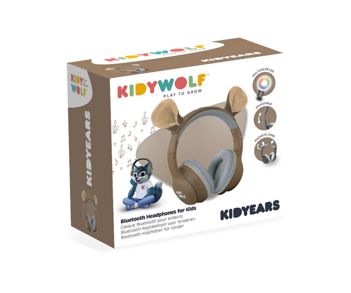 Auriculares KidyEars Infantiles con Orejas de Animal Oso