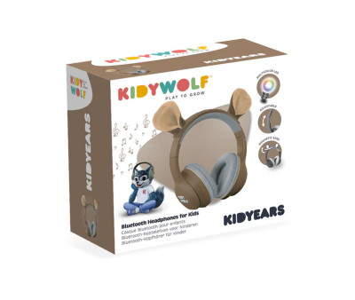 Auriculares KidyEars Infantiles con Orejas de Animal Oso