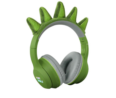 Auriculares KidyEars Infantiles con Orejas de Animal Dinosaurio