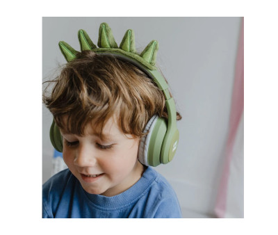 Auriculares KidyEars Infantiles con Orejas de Animal Dinosaurio
