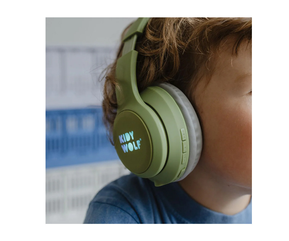 Auriculares KidyEars Infantiles con Orejas de Animal Dinosaurio