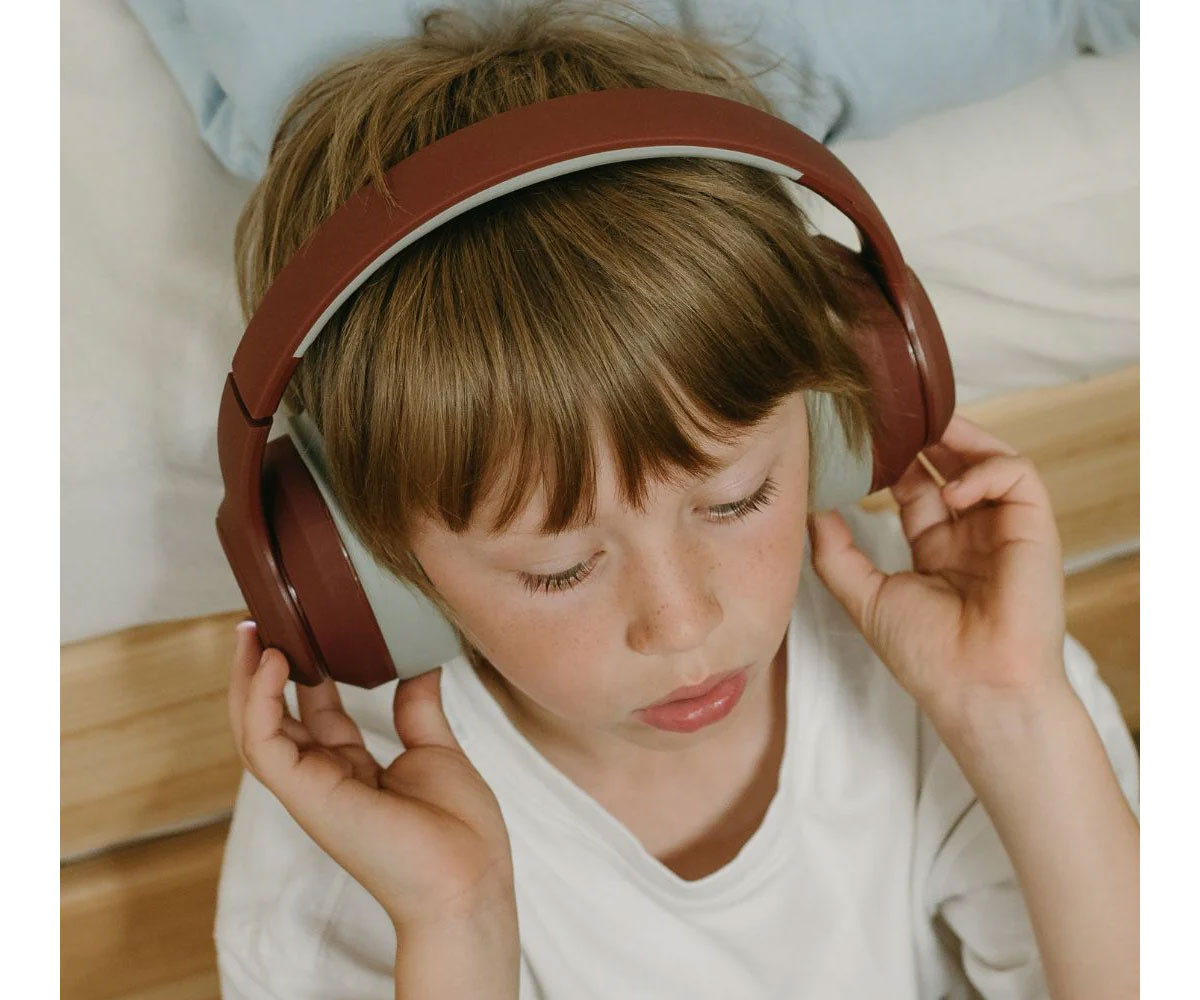 Auriculares K-EARS Bluetooth con Limitador de Volumen Rojo