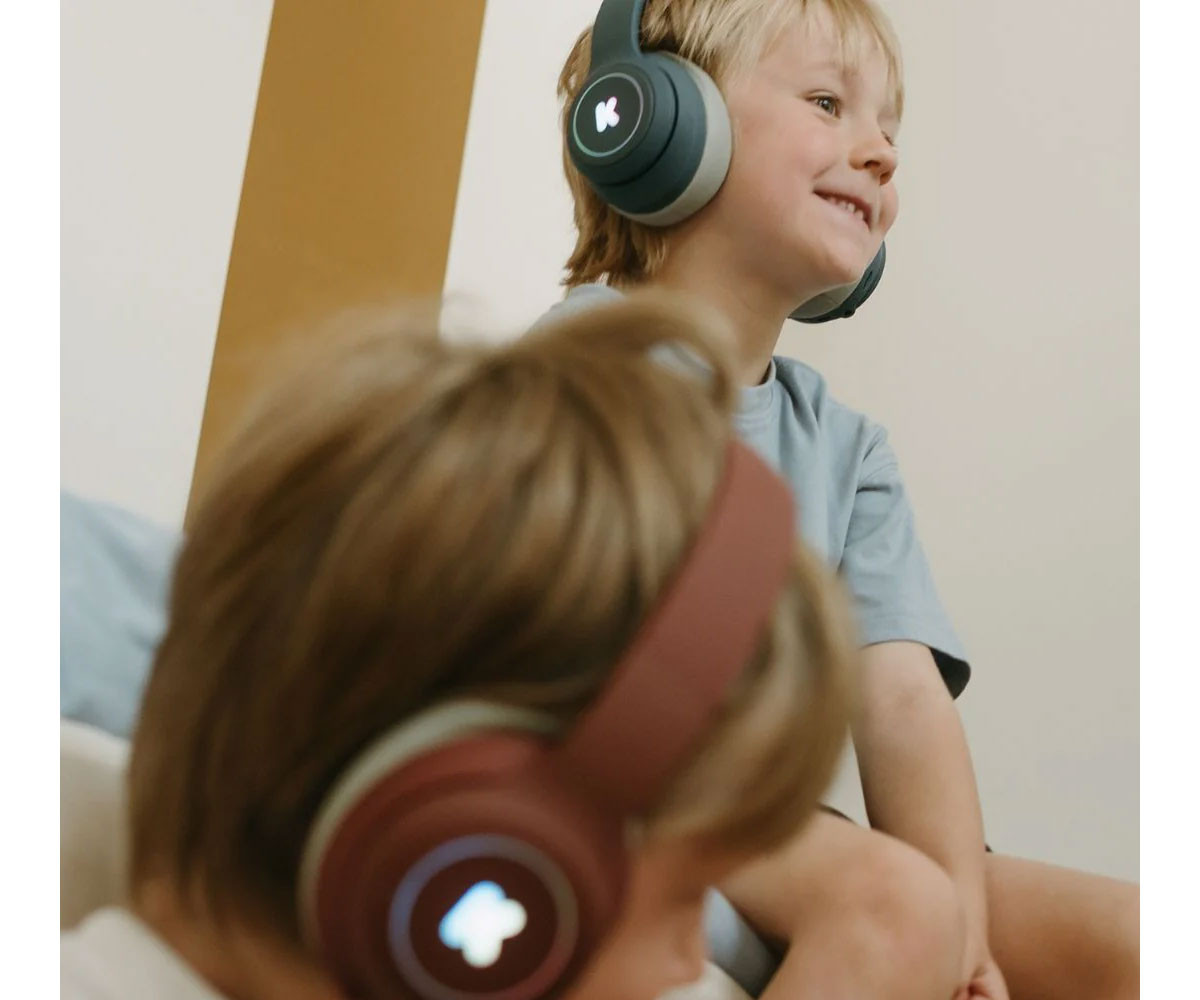 Auriculares K-EARS Bluetooth con Limitador de Volumen Rojo