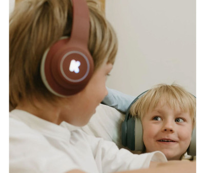 Auriculares K-EARS Bluetooth con Limitador de Volumen Rojo