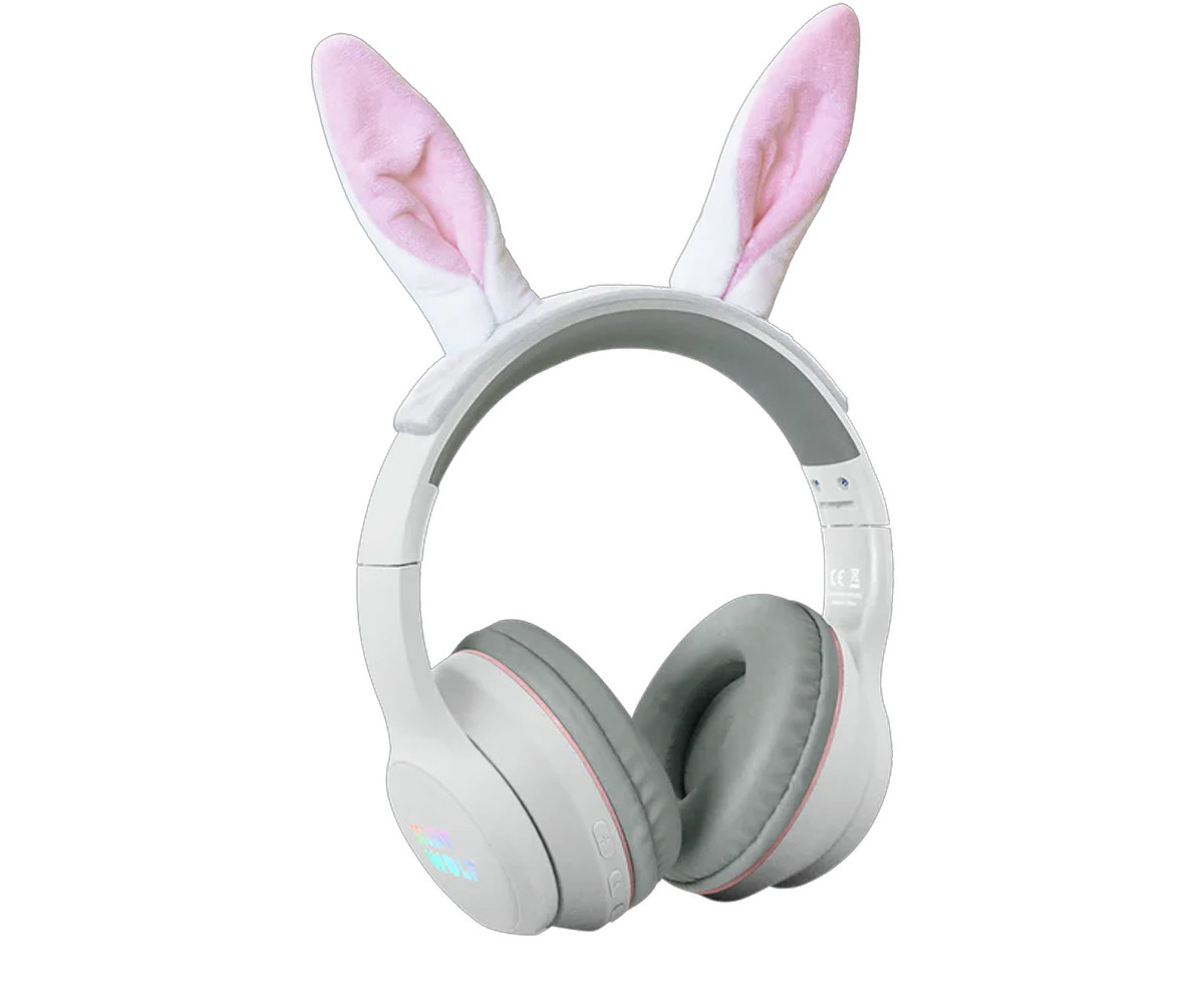 Auriculares KidyEars Infantiles con Orejas de Animal Conejito