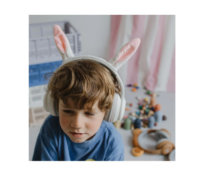 Auriculares KidyEars Infantiles con Orejas de Animal Conejito
