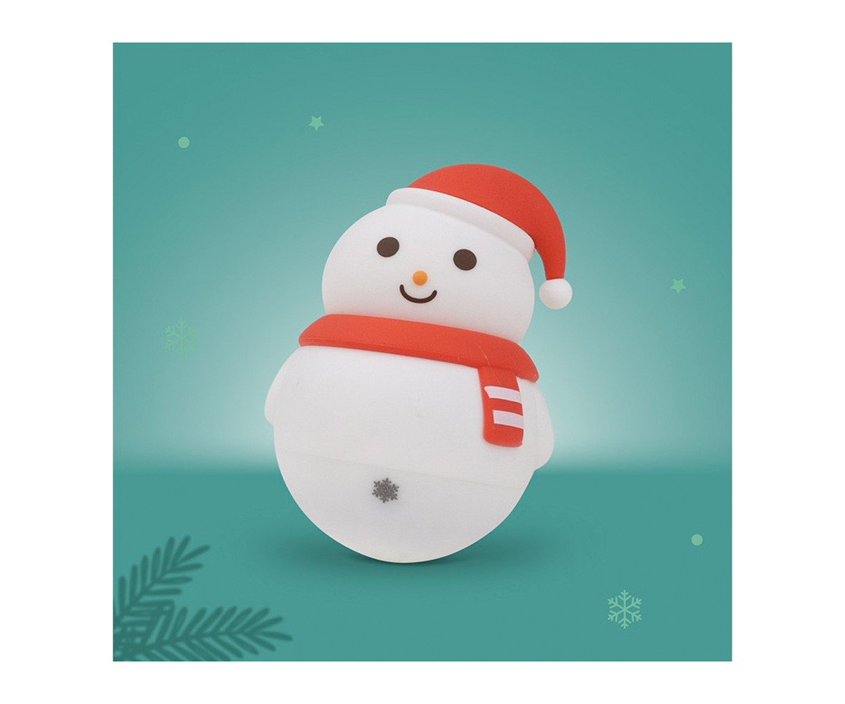 Luce Notturna LED RGB Snowman