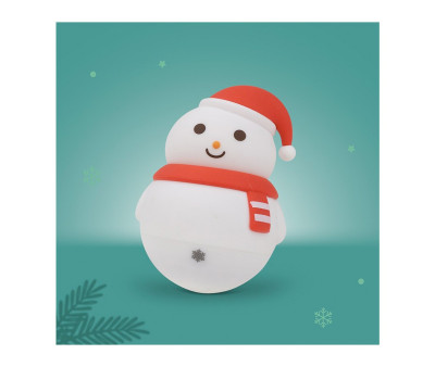 Luce Notturna LED RGB Snowman