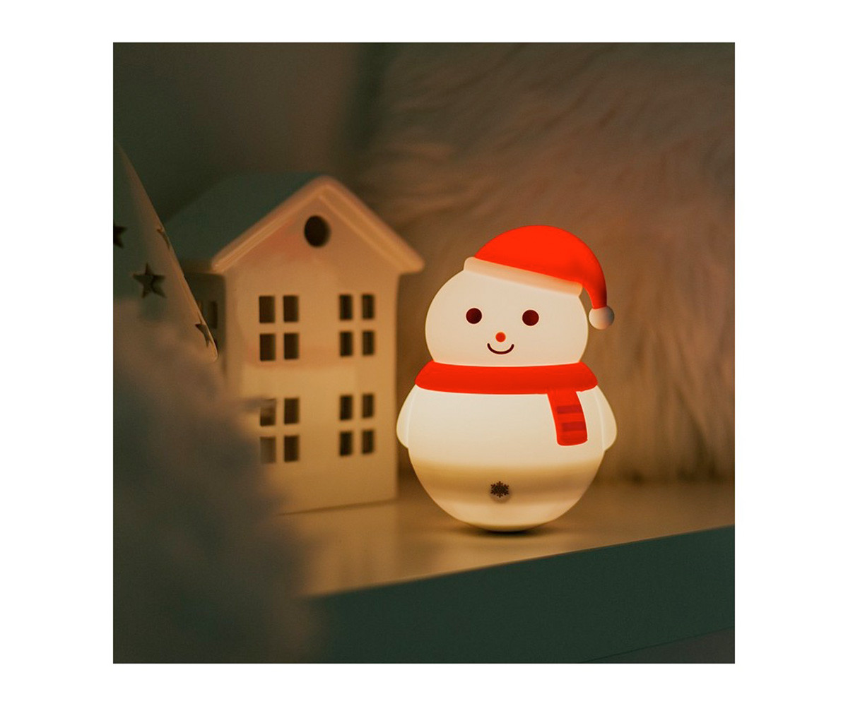 Luce Notturna LED RGB Snowman