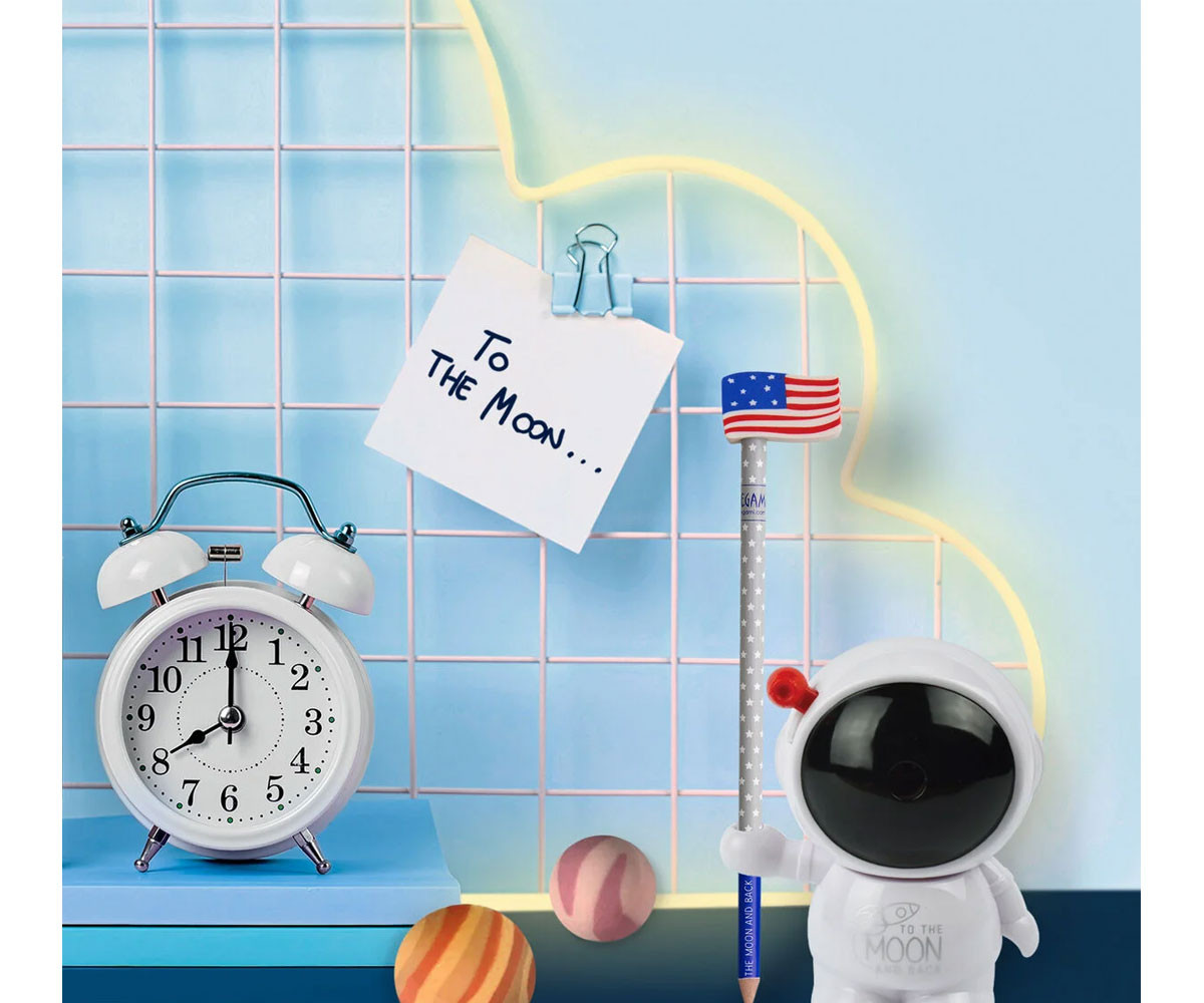 Set de Lápiz y Goma Space