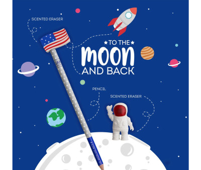 Set de Lápiz y Goma Space