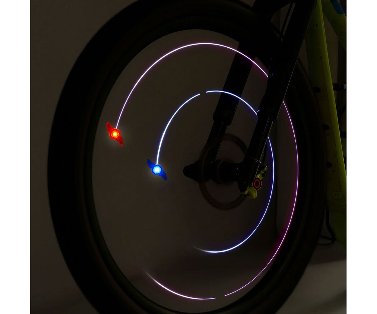 Set de 2 Luces Led para Radios de Bicicleta Space
