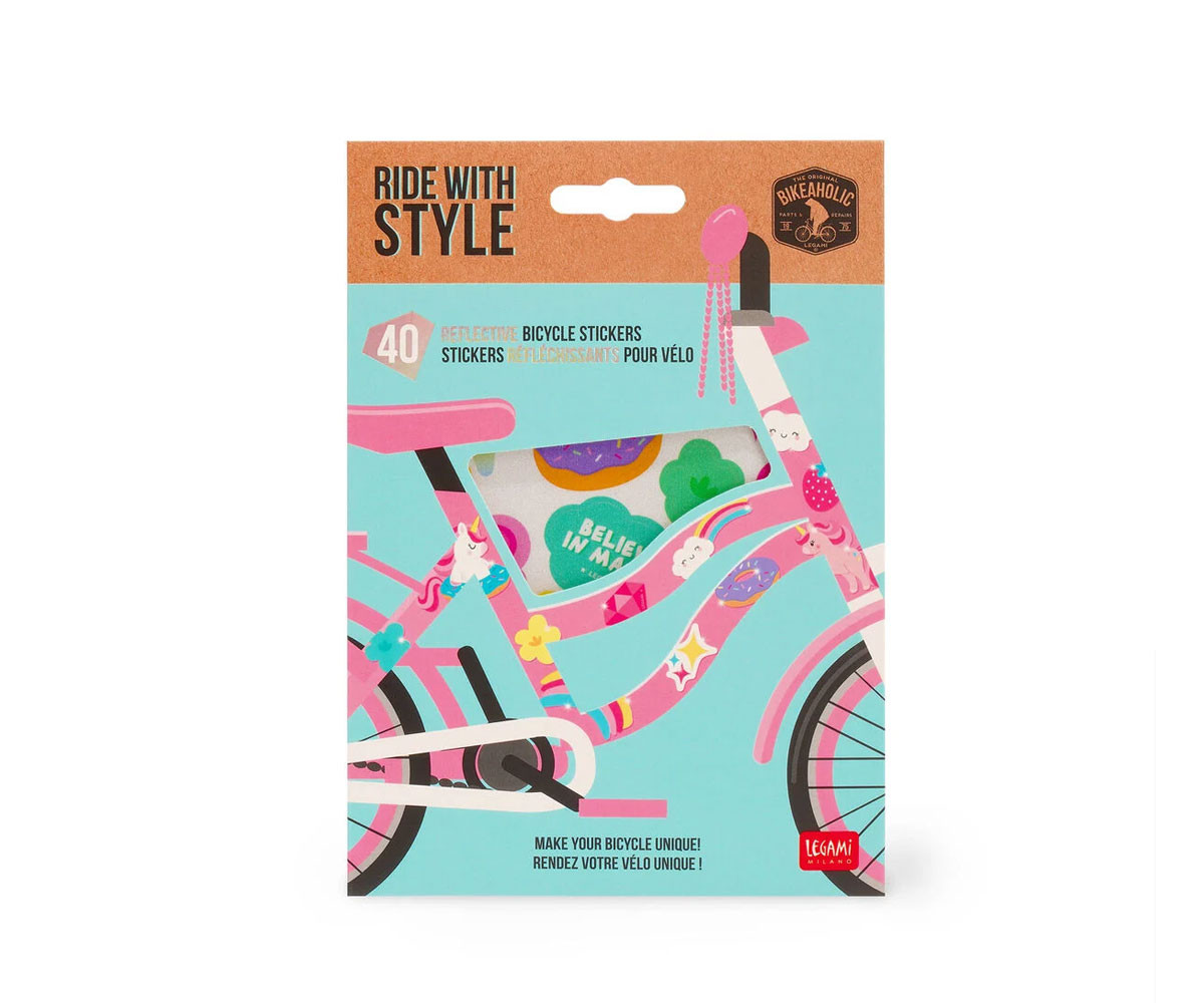 Stickers Reflectantes para Bicicleta Unicorn