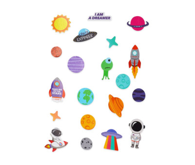Stickers Reflectantes para Bicicleta Space