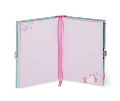 Diario Secreto con Candado Unicornio