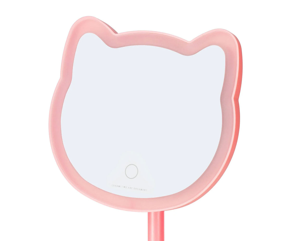 Espejo de Maquillaje con Luz Kitty