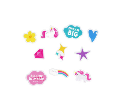 30 Decorazioni Raggi Bicicletta Unicorn