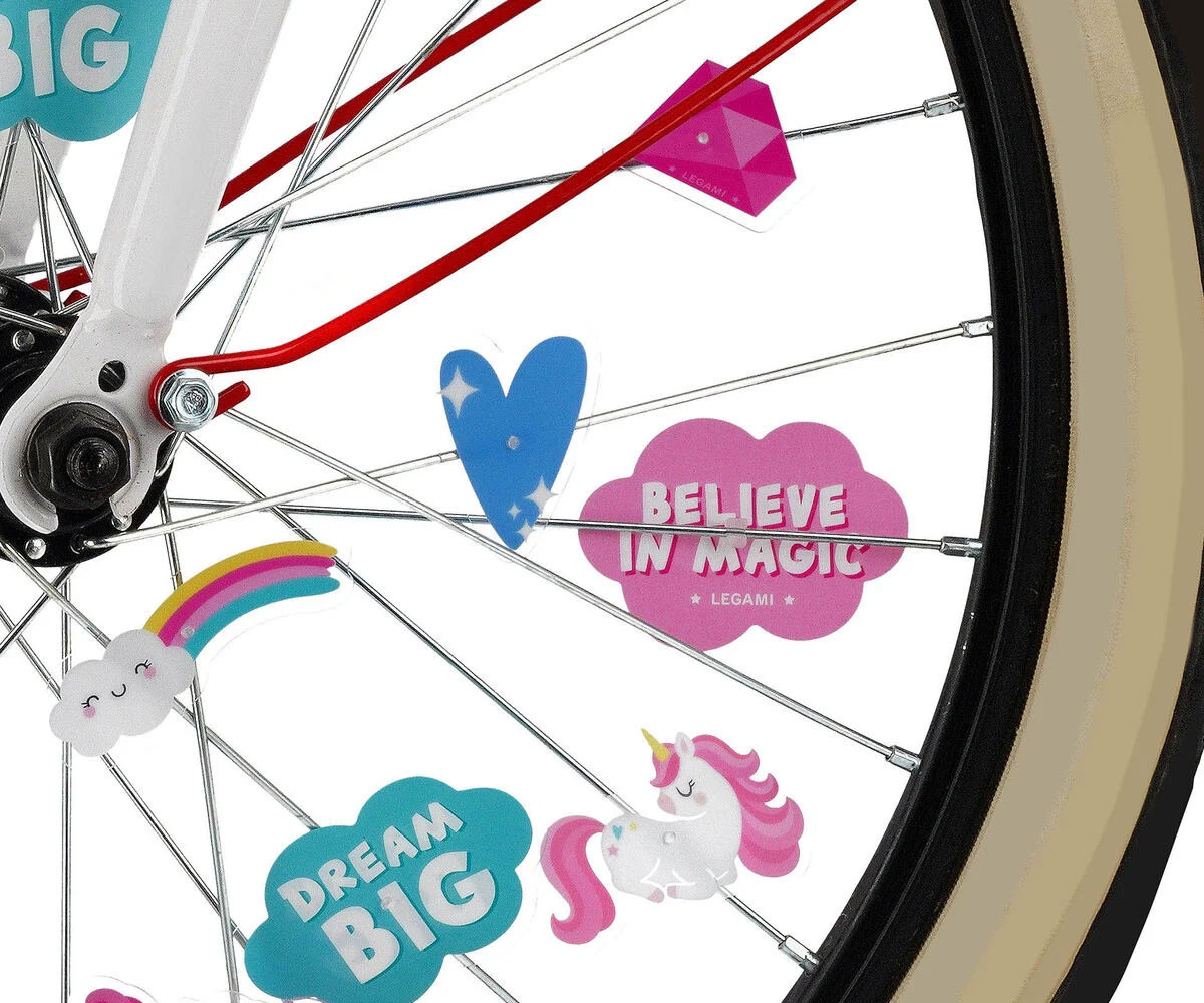 30 Decorazioni Raggi Bicicletta Unicorn