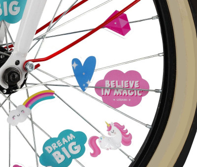 30 Decorazioni Raggi Bicicletta Unicorn
