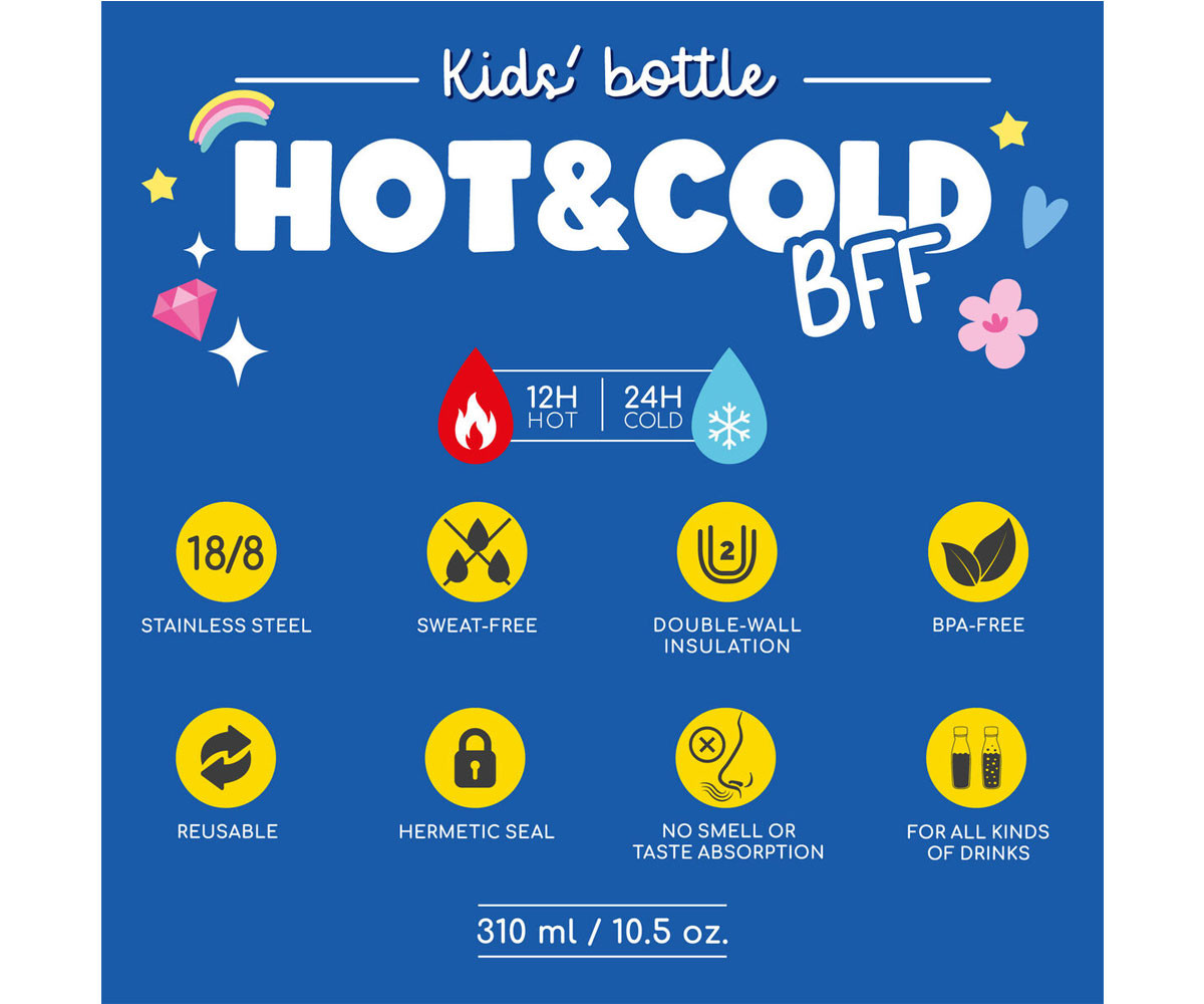 Borraccia Termica per Bambini Kitty