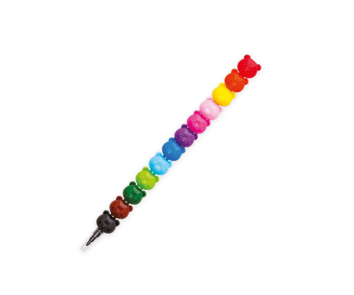 12 Ceras Apilables Teddy Bear