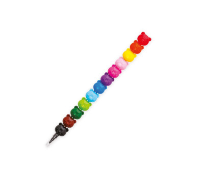 12 Ceras Apilables Teddy Bear