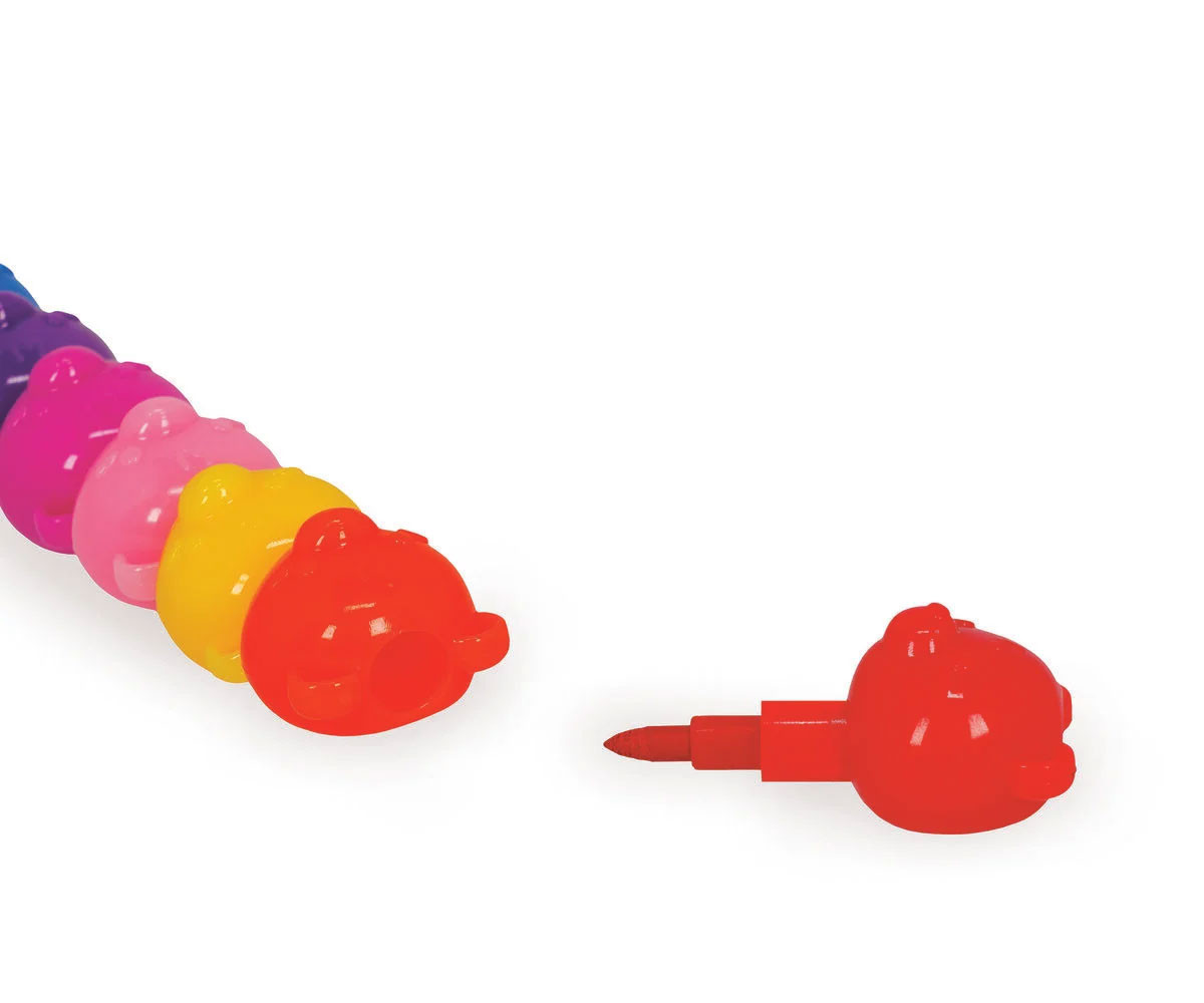 12 Ceras Apilables Teddy Bear