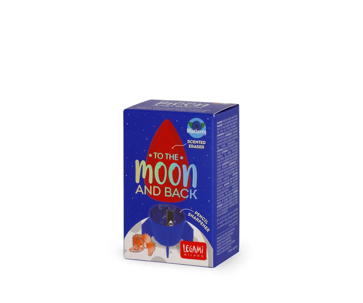 Sacapuntas con Goma Cohete Space