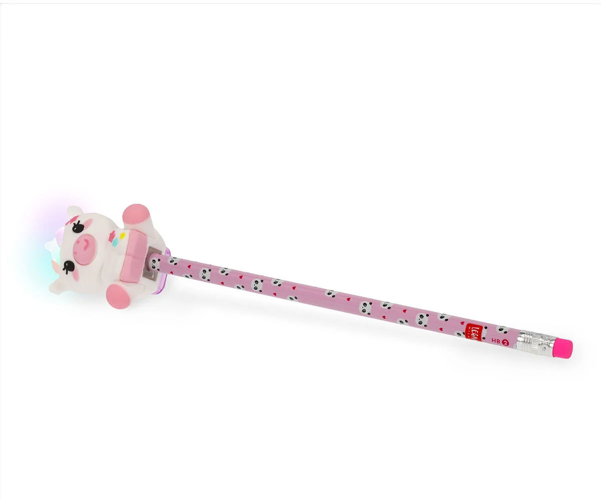 Sacapuntas Luminoso con Depósito Unicornio