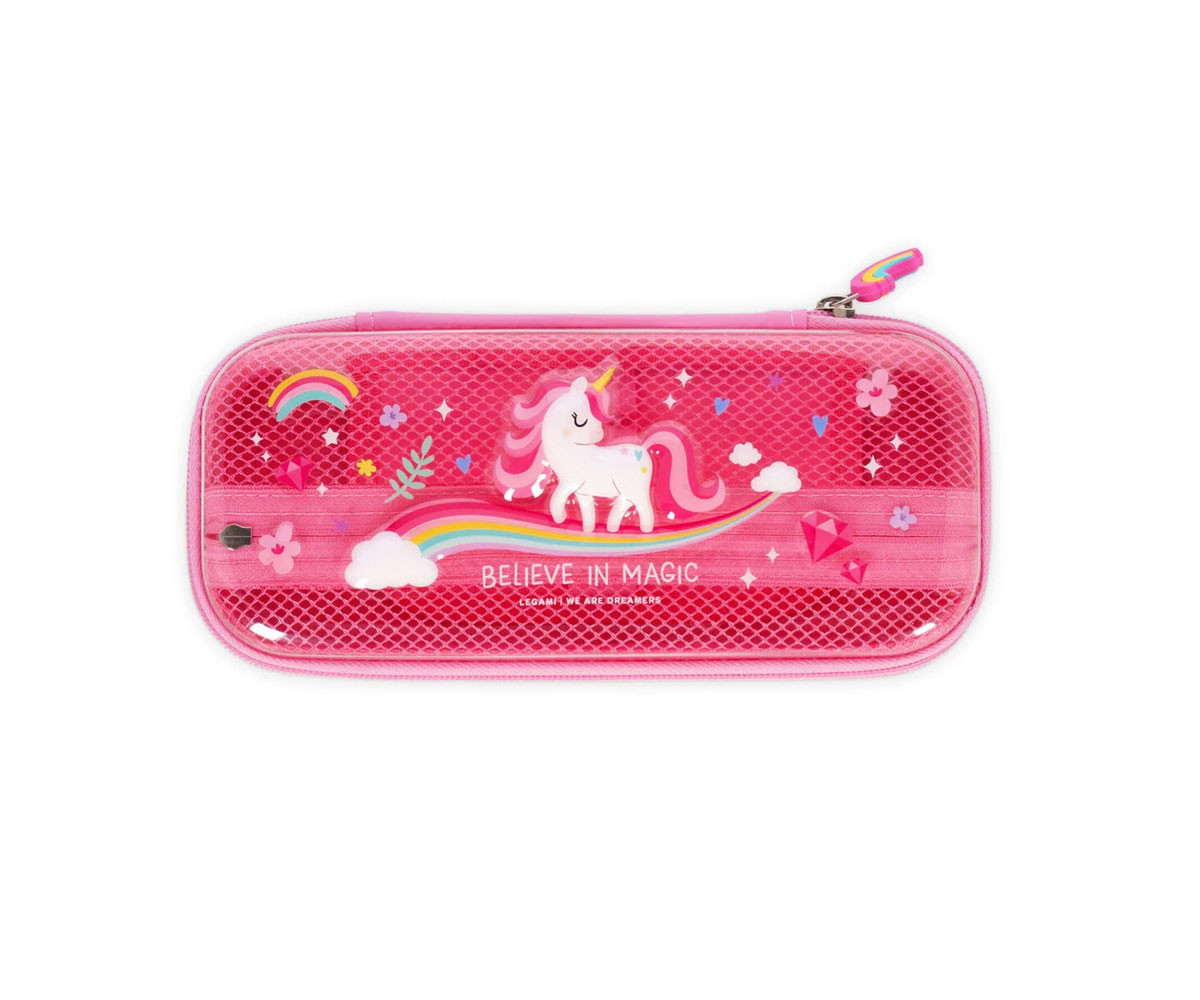Estuche Transparente Rígido Unicorn