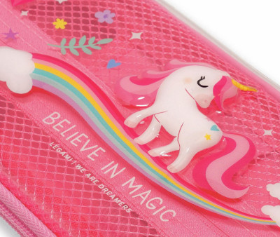 Estuche Transparente Rígido Unicorn