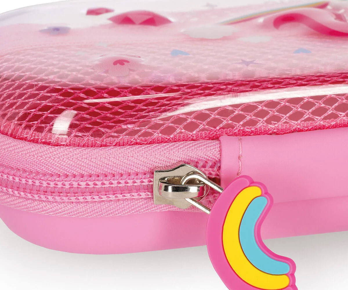 Estuche Transparente Rígido Unicorn