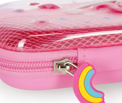 Estuche Transparente Rígido Unicorn