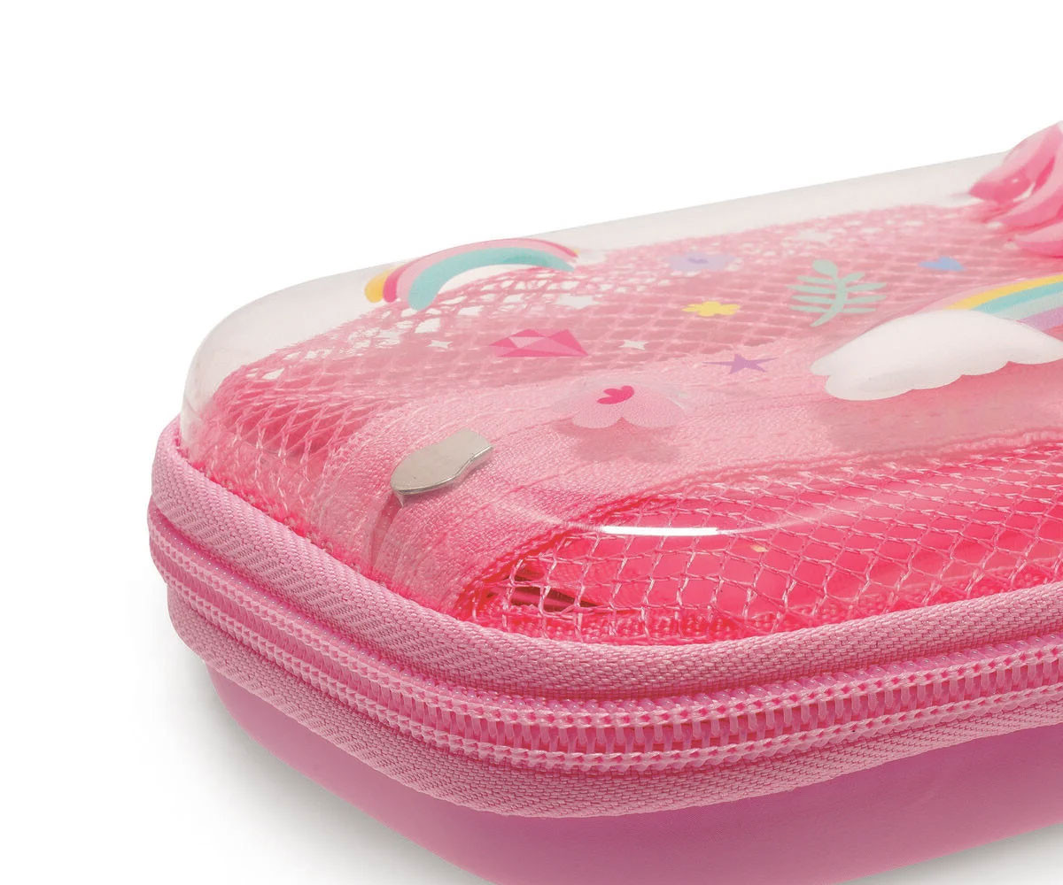 Estuche Transparente Rígido Unicorn