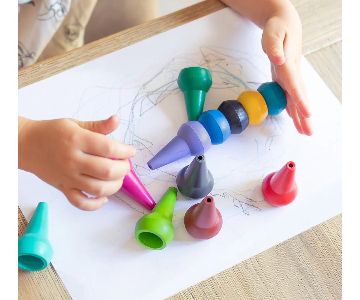 Eco Crayons Apilables Candy Colours