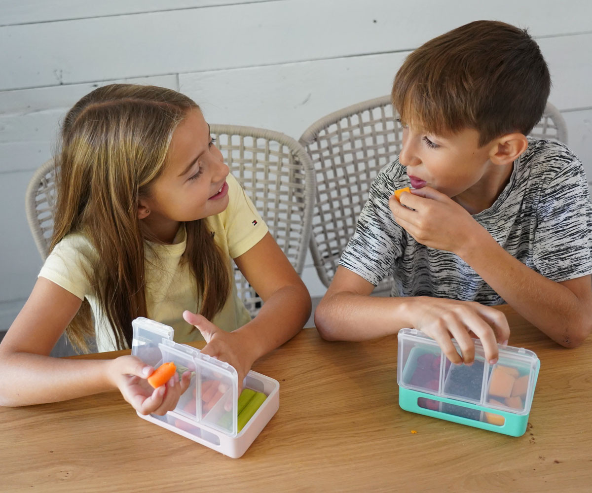 Caja Snackle Box de 3 Compartimentos