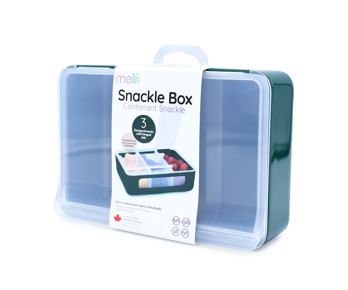 Caja Snackle Box de 3 Compartimentos
