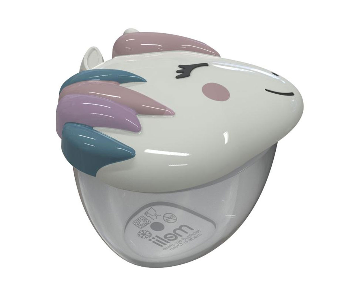 Porta Alimentos Snack Unicorn Luxe