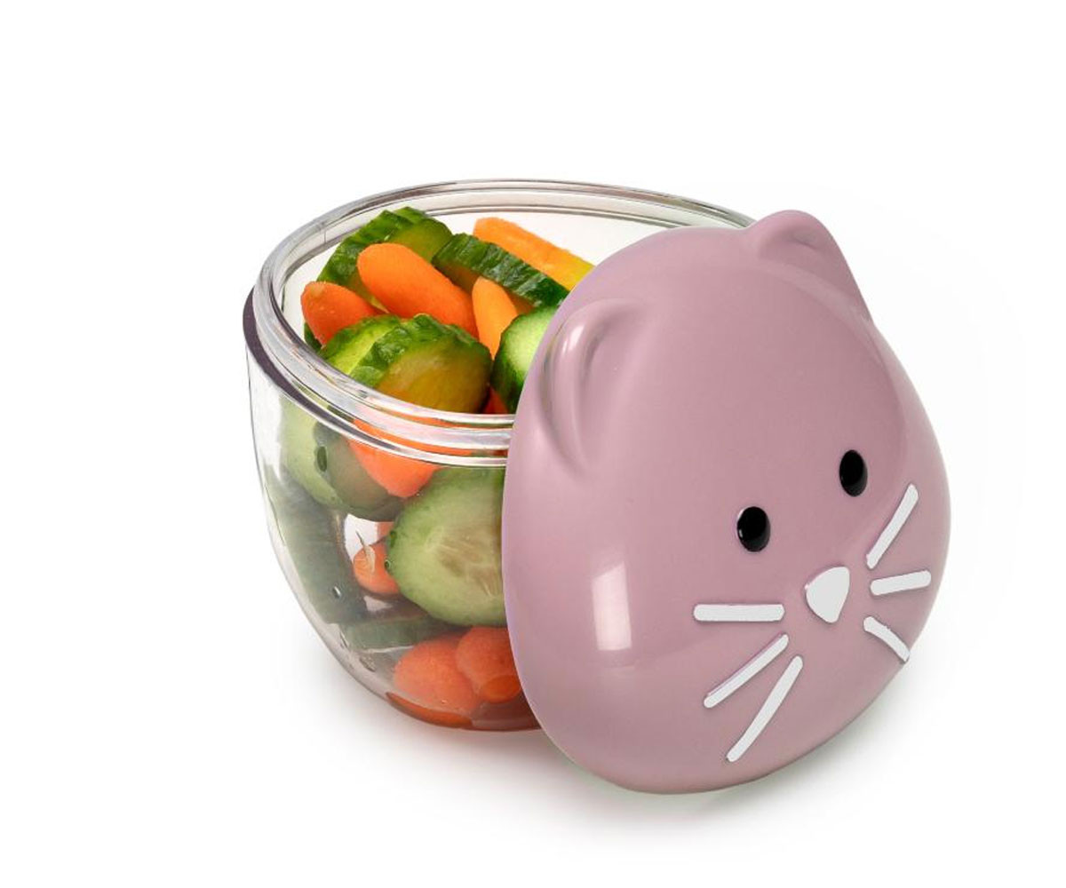 Porta Alimentos Snack Gato Luxe