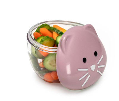 Porta Alimentos Snack Gato Luxe