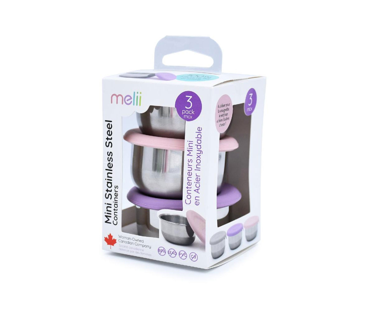 Set de 3 Mini Contenedores para Alimentos 89ml