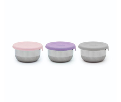 Set de 3 Mini Contenedores para Alimentos 89ml