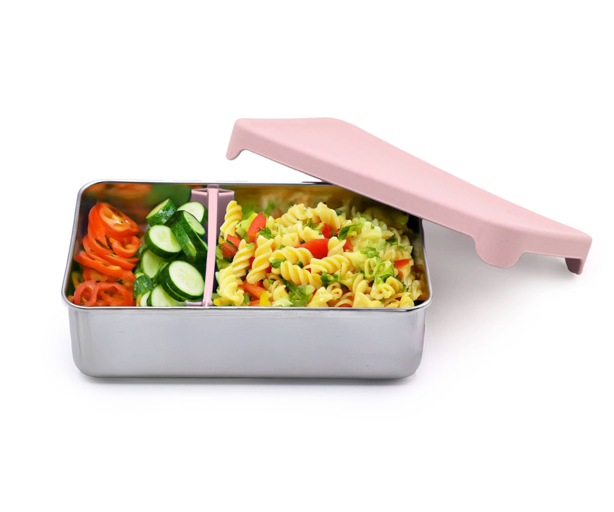 Caja Bento de Acero Inoxidable Pink