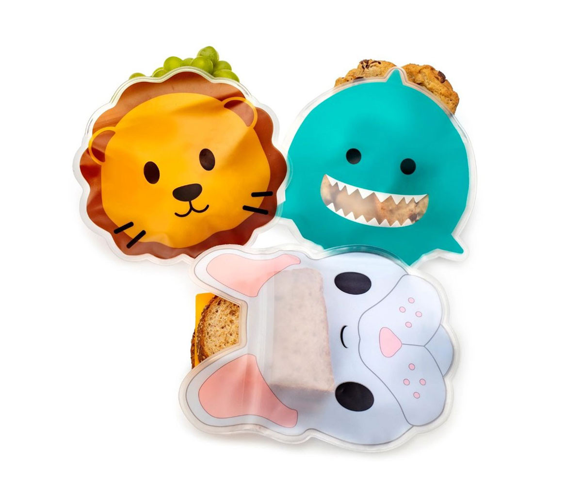 6 Bolsas Reutilizables Animales