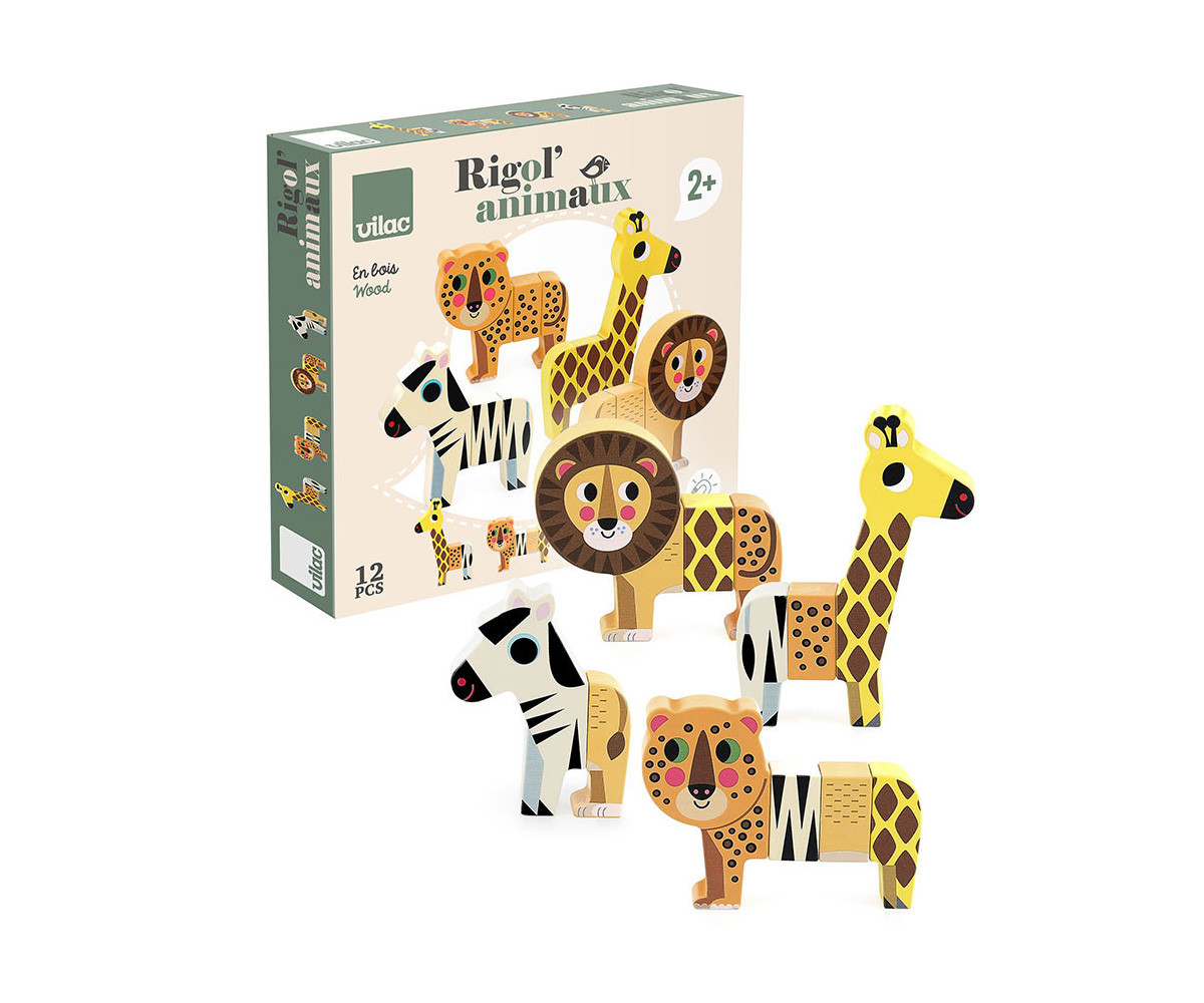 Juego Magnético Animales Salvajes