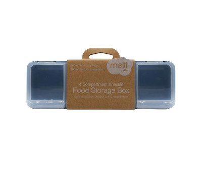 Caja Snackle 4 Compartimentos Blue Luxe