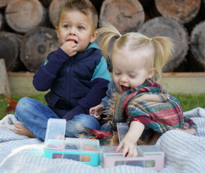 Caja Snackle 3 Compartimentos