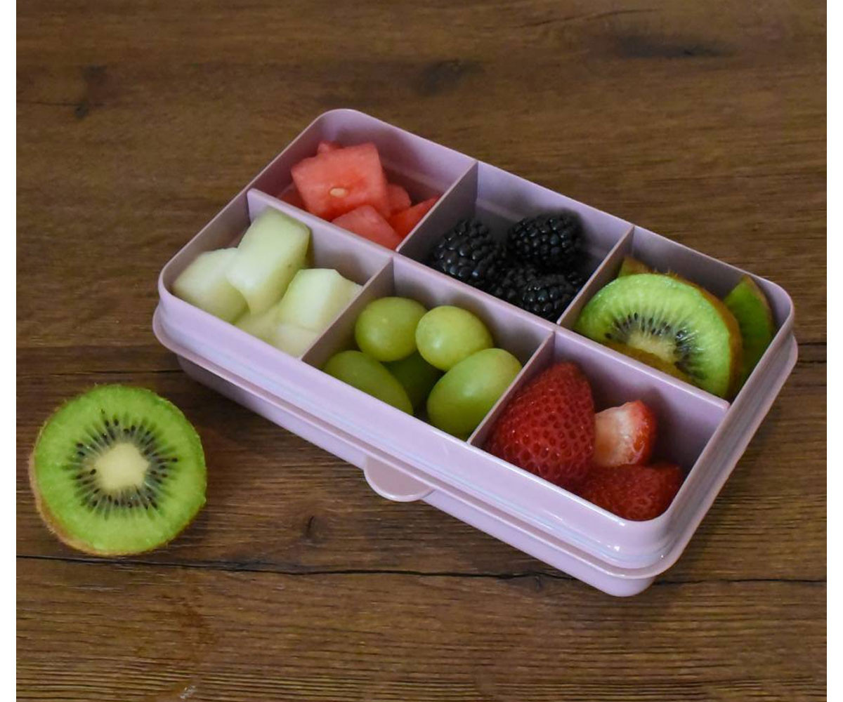 Caja Snackle 6 Compartimentos Pink Luxe