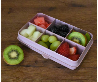 Caja Snackle 6 Compartimentos Pink Luxe